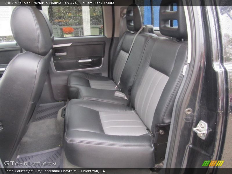 Rear Seat of 2007 Raider LS Double Cab 4x4