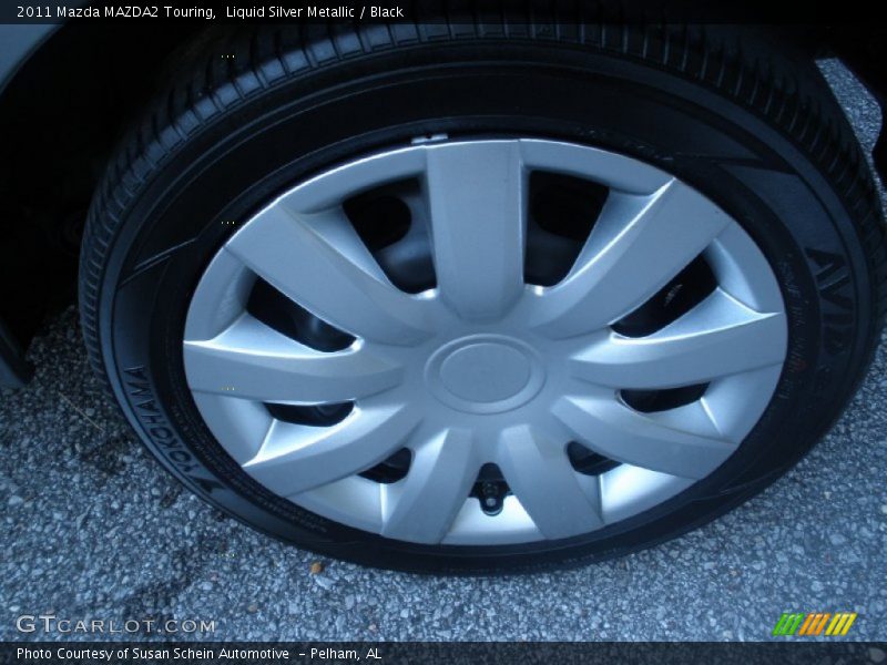 Liquid Silver Metallic / Black 2011 Mazda MAZDA2 Touring