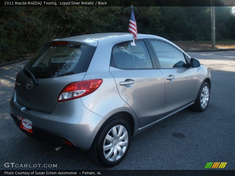 Liquid Silver Metallic / Black 2011 Mazda MAZDA2 Touring