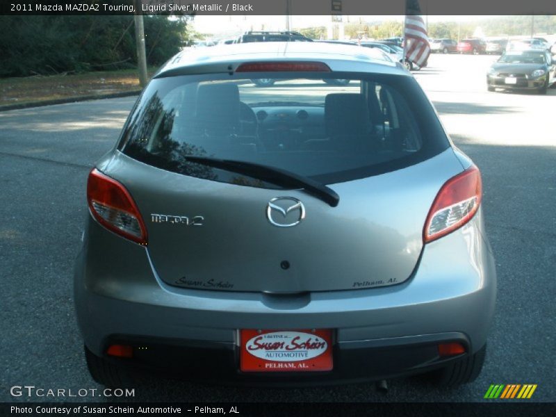 Liquid Silver Metallic / Black 2011 Mazda MAZDA2 Touring