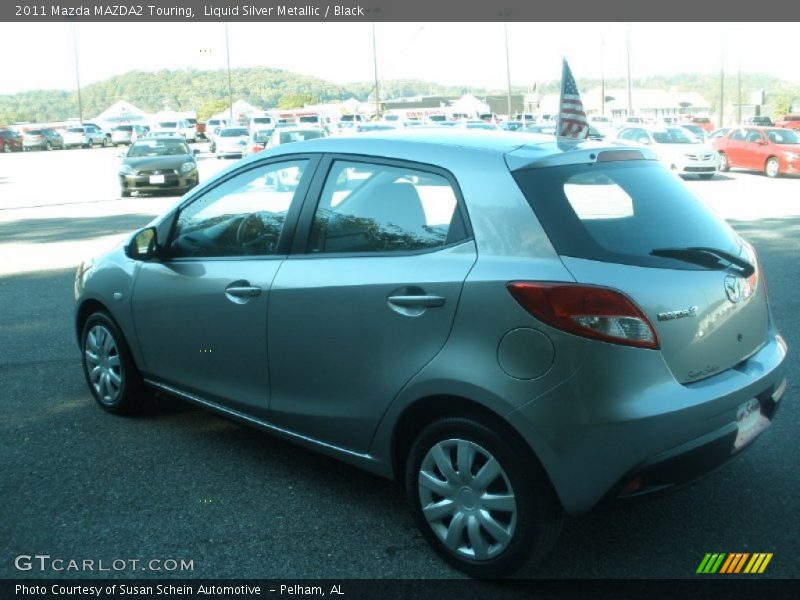 Liquid Silver Metallic / Black 2011 Mazda MAZDA2 Touring