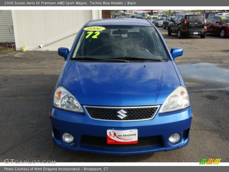 Techno Blue Metallic / Black 2006 Suzuki Aerio SX Premium AWD Sport Wagon