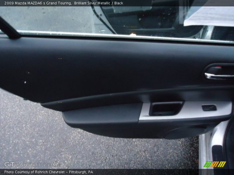 Brilliant Silver Metallic / Black 2009 Mazda MAZDA6 s Grand Touring