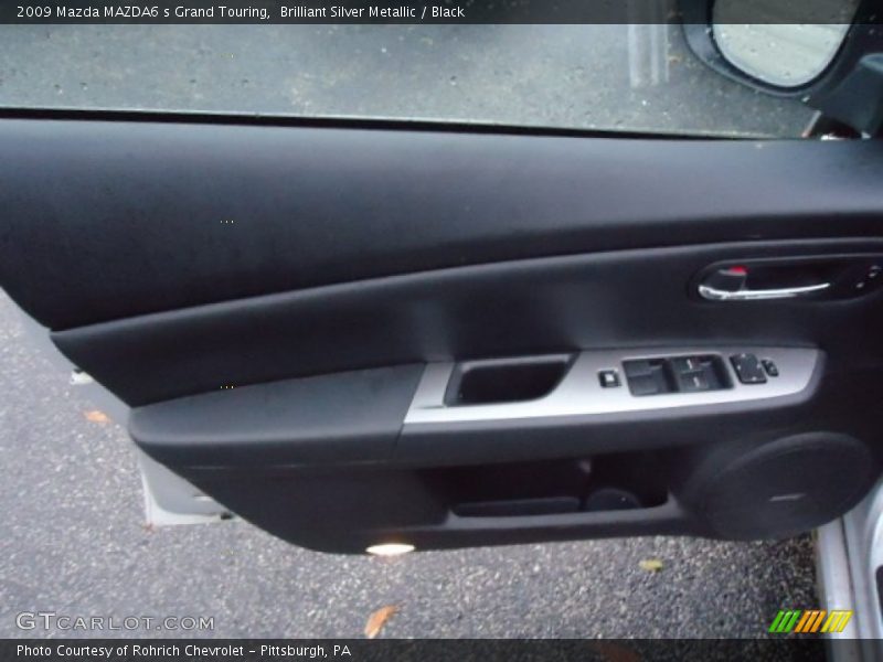 Brilliant Silver Metallic / Black 2009 Mazda MAZDA6 s Grand Touring