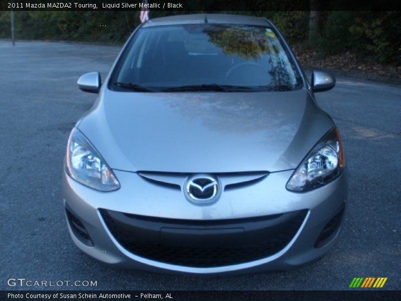 Liquid Silver Metallic / Black 2011 Mazda MAZDA2 Touring