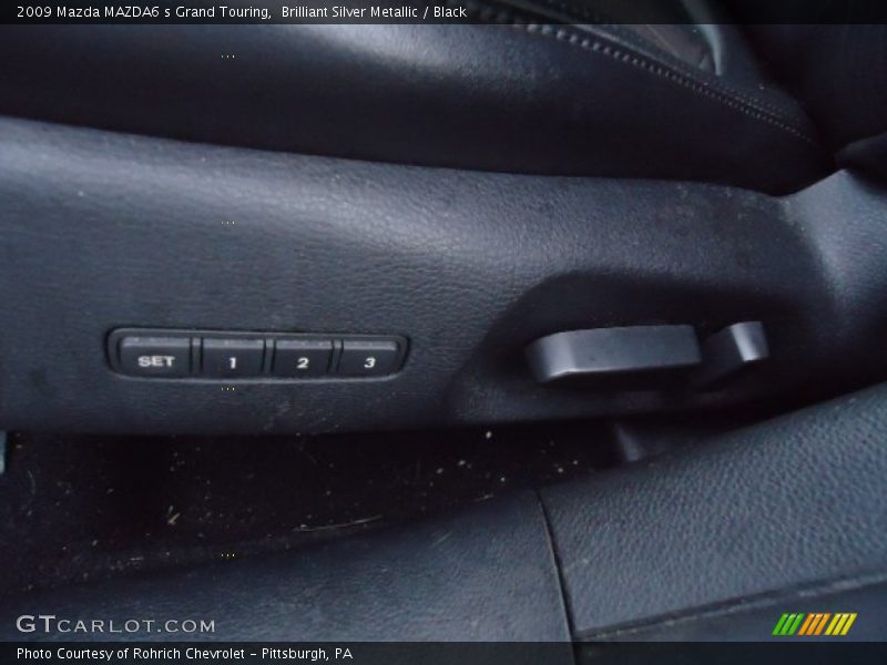 Brilliant Silver Metallic / Black 2009 Mazda MAZDA6 s Grand Touring