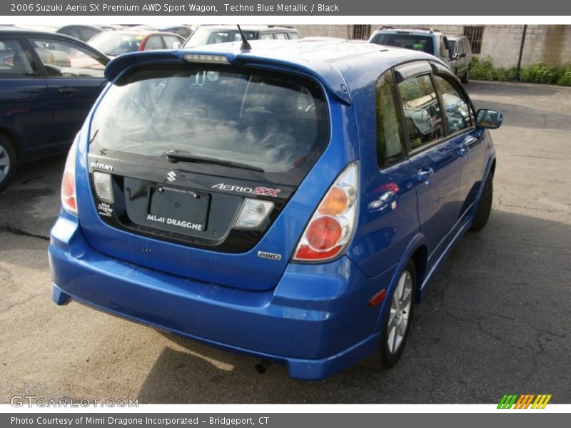 Techno Blue Metallic / Black 2006 Suzuki Aerio SX Premium AWD Sport Wagon