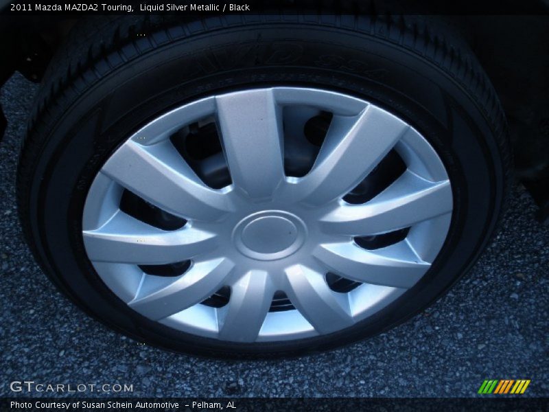 Liquid Silver Metallic / Black 2011 Mazda MAZDA2 Touring