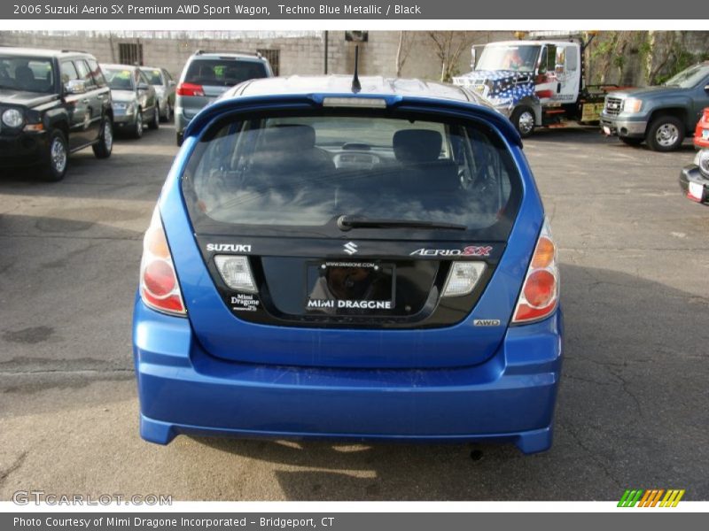 Techno Blue Metallic / Black 2006 Suzuki Aerio SX Premium AWD Sport Wagon