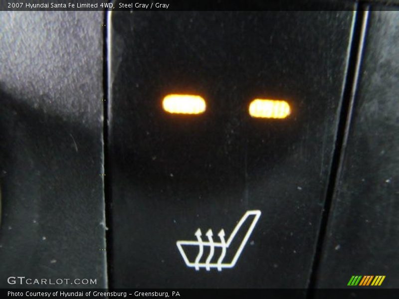 Steel Gray / Gray 2007 Hyundai Santa Fe Limited 4WD