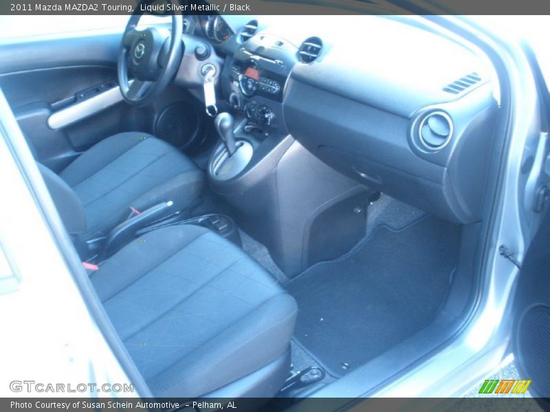 Liquid Silver Metallic / Black 2011 Mazda MAZDA2 Touring