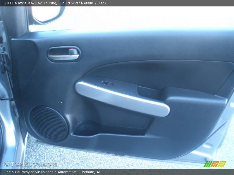 Liquid Silver Metallic / Black 2011 Mazda MAZDA2 Touring