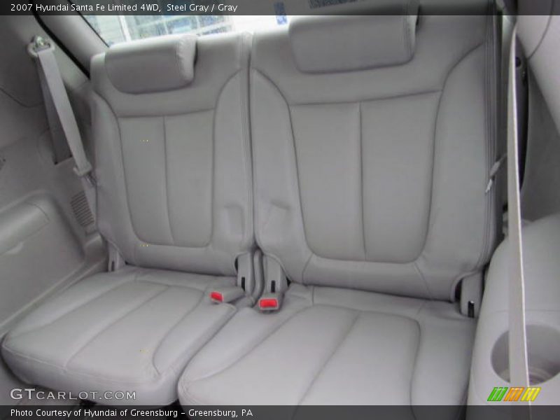 Steel Gray / Gray 2007 Hyundai Santa Fe Limited 4WD