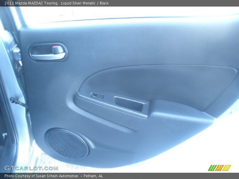 Liquid Silver Metallic / Black 2011 Mazda MAZDA2 Touring