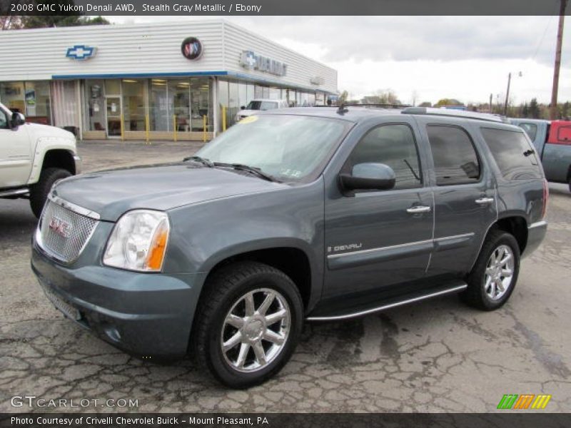 Stealth Gray Metallic / Ebony 2008 GMC Yukon Denali AWD