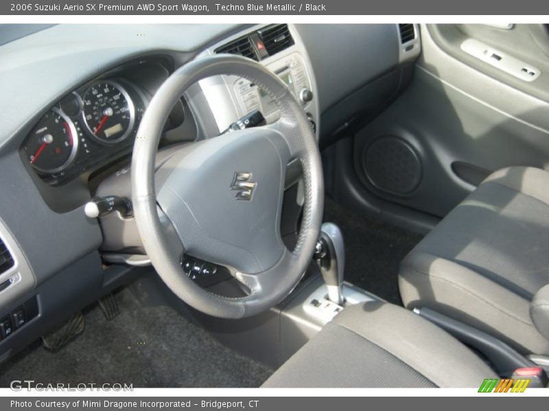Techno Blue Metallic / Black 2006 Suzuki Aerio SX Premium AWD Sport Wagon