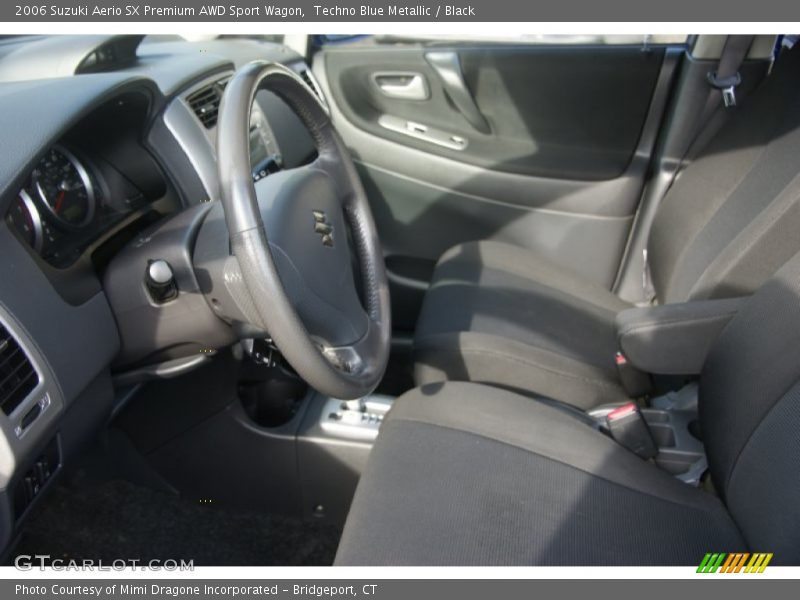 Techno Blue Metallic / Black 2006 Suzuki Aerio SX Premium AWD Sport Wagon