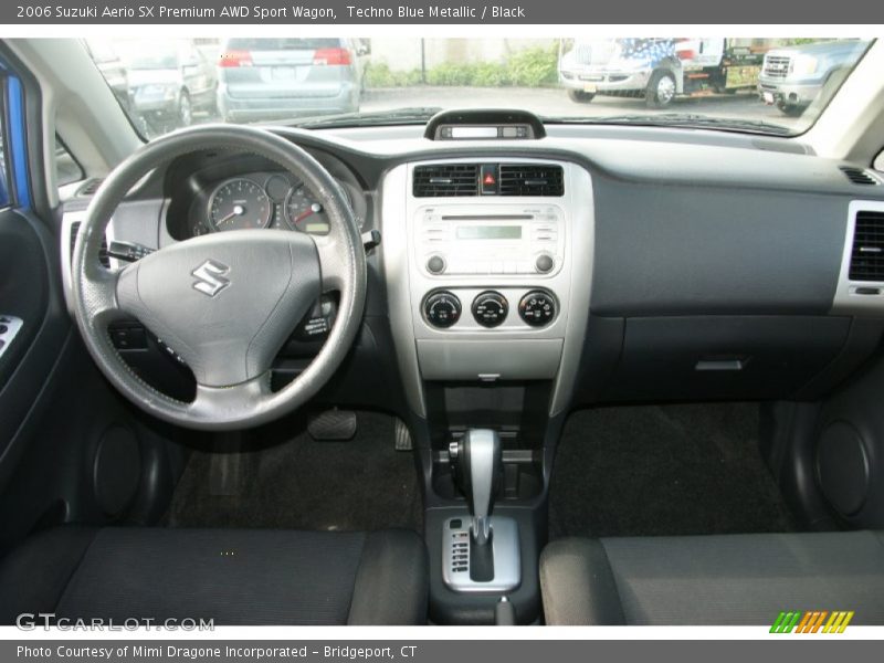 Techno Blue Metallic / Black 2006 Suzuki Aerio SX Premium AWD Sport Wagon