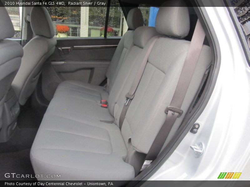 Radiant Silver / Gray 2010 Hyundai Santa Fe GLS 4WD