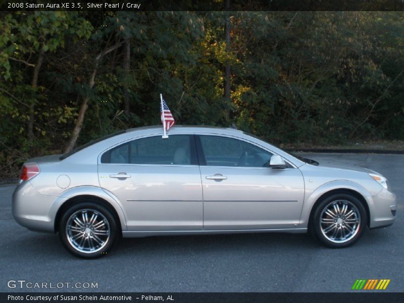 Silver Pearl / Gray 2008 Saturn Aura XE 3.5