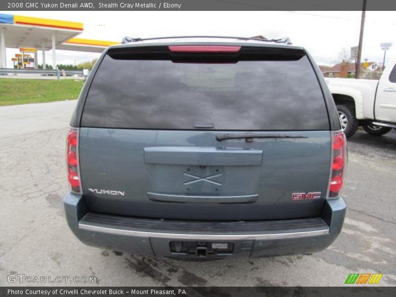 Stealth Gray Metallic / Ebony 2008 GMC Yukon Denali AWD