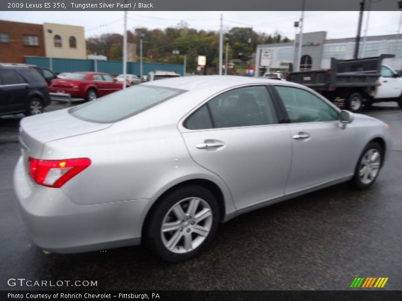 Tungsten Silver Pearl / Black 2009 Lexus ES 350