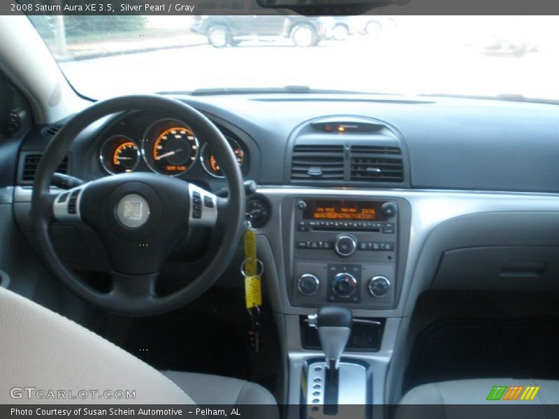 Silver Pearl / Gray 2008 Saturn Aura XE 3.5