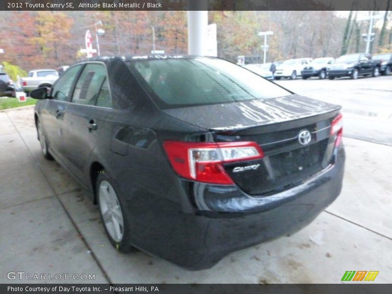 Attitude Black Metallic / Black 2012 Toyota Camry SE