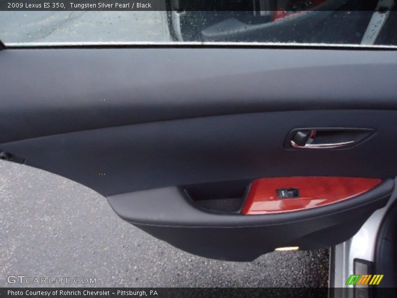Tungsten Silver Pearl / Black 2009 Lexus ES 350