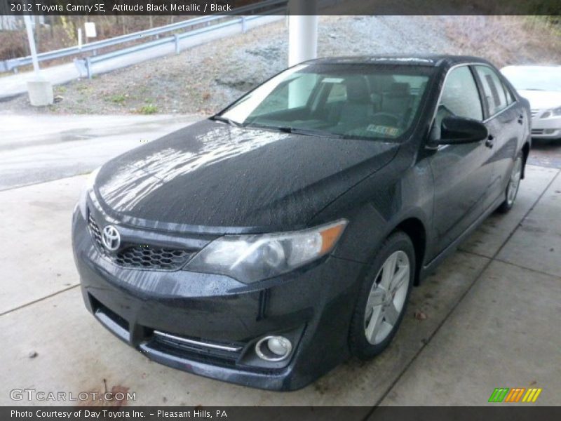 Attitude Black Metallic / Black 2012 Toyota Camry SE