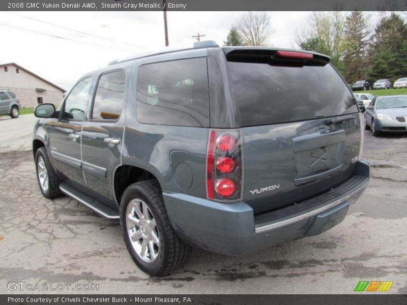 Stealth Gray Metallic / Ebony 2008 GMC Yukon Denali AWD