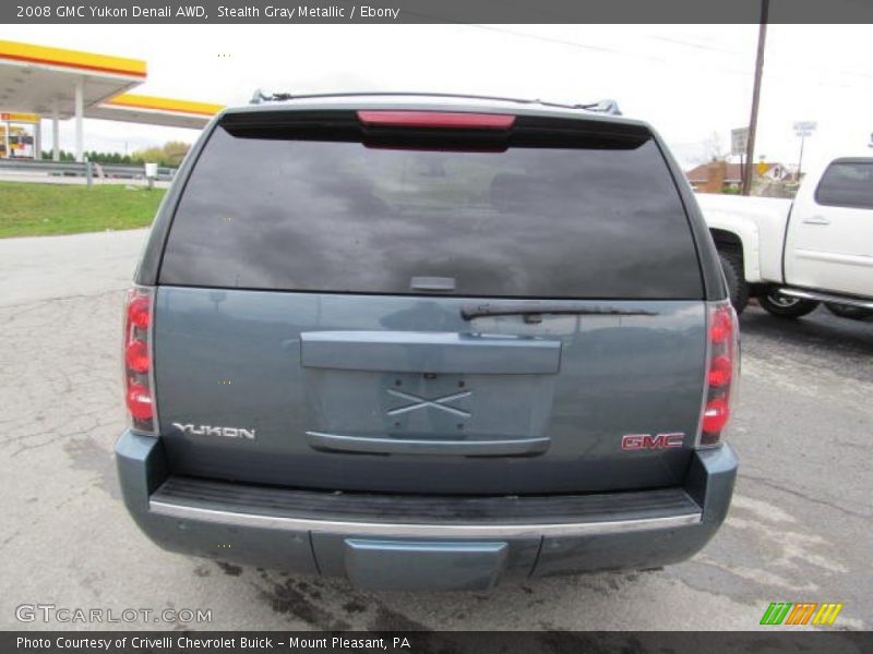 Stealth Gray Metallic / Ebony 2008 GMC Yukon Denali AWD