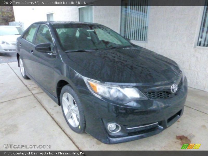Attitude Black Metallic / Black 2012 Toyota Camry SE