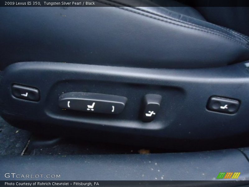 Tungsten Silver Pearl / Black 2009 Lexus ES 350