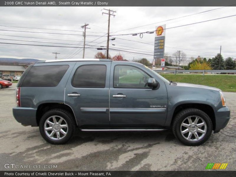 Stealth Gray Metallic / Ebony 2008 GMC Yukon Denali AWD