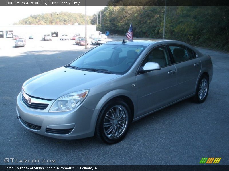 Silver Pearl / Gray 2008 Saturn Aura XE 3.5