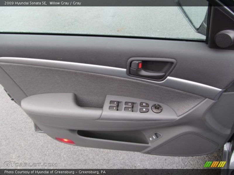 Willow Gray / Gray 2009 Hyundai Sonata SE