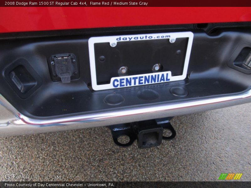 Flame Red / Medium Slate Gray 2008 Dodge Ram 1500 ST Regular Cab 4x4