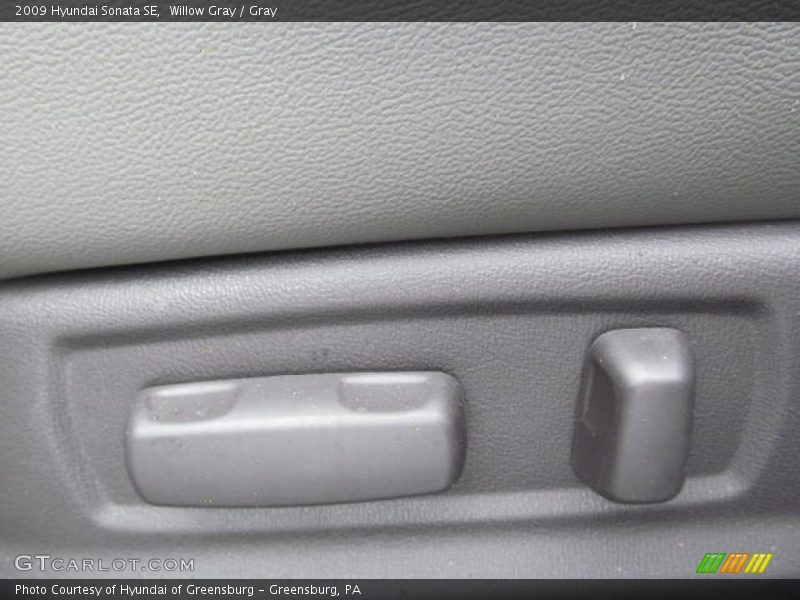 Willow Gray / Gray 2009 Hyundai Sonata SE