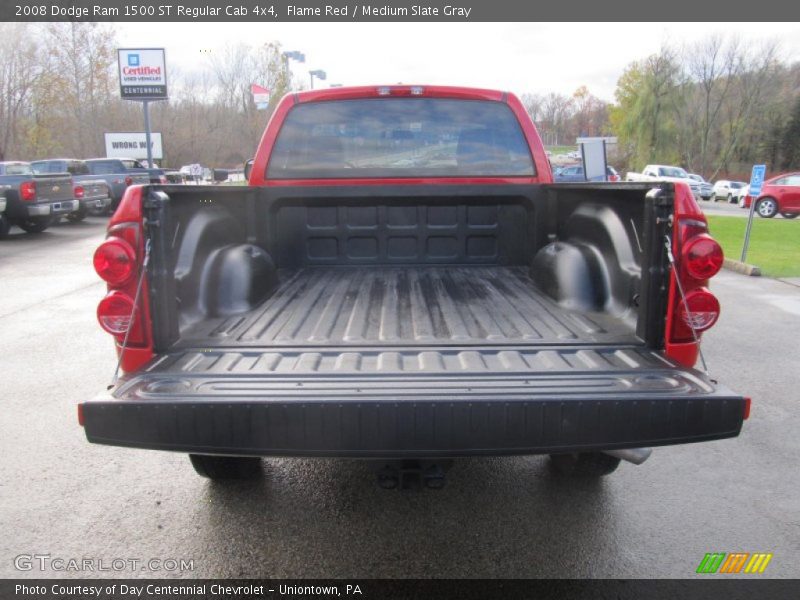 Flame Red / Medium Slate Gray 2008 Dodge Ram 1500 ST Regular Cab 4x4