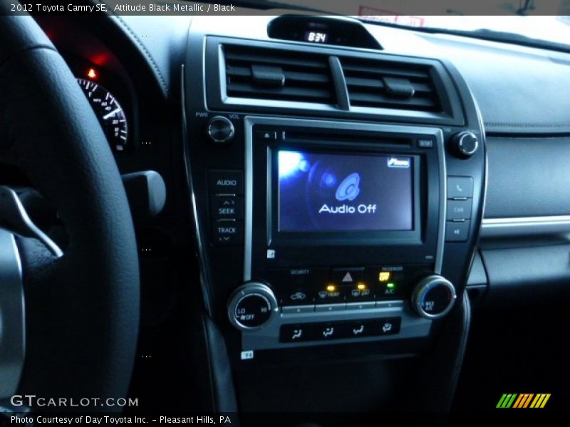 Attitude Black Metallic / Black 2012 Toyota Camry SE