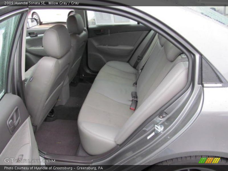 Willow Gray / Gray 2009 Hyundai Sonata SE