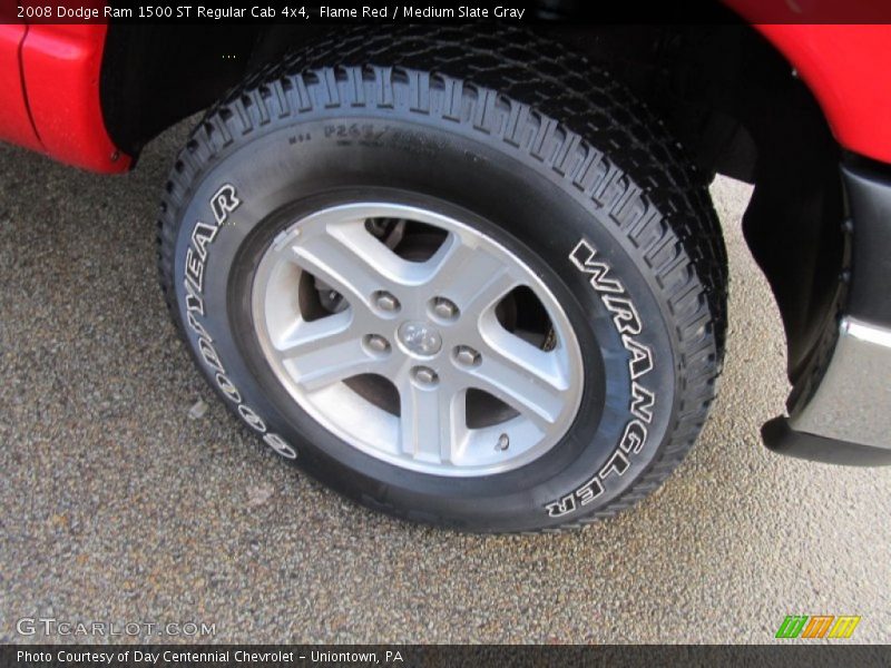 Flame Red / Medium Slate Gray 2008 Dodge Ram 1500 ST Regular Cab 4x4