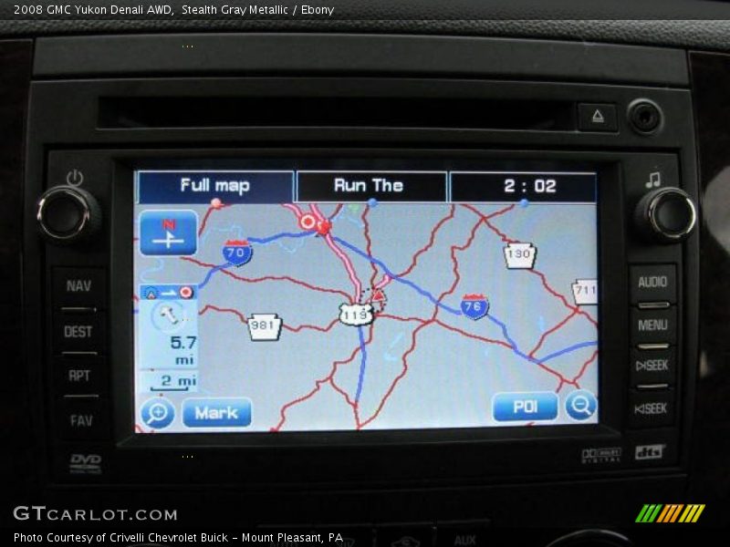 Stealth Gray Metallic / Ebony 2008 GMC Yukon Denali AWD
