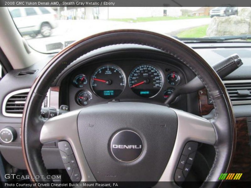 Stealth Gray Metallic / Ebony 2008 GMC Yukon Denali AWD