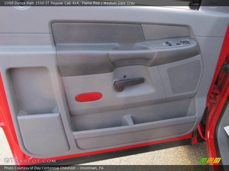 Flame Red / Medium Slate Gray 2008 Dodge Ram 1500 ST Regular Cab 4x4