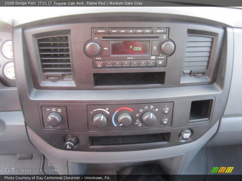 Flame Red / Medium Slate Gray 2008 Dodge Ram 1500 ST Regular Cab 4x4