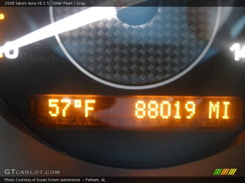 Silver Pearl / Gray 2008 Saturn Aura XE 3.5