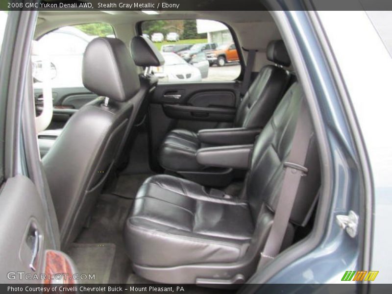 Stealth Gray Metallic / Ebony 2008 GMC Yukon Denali AWD