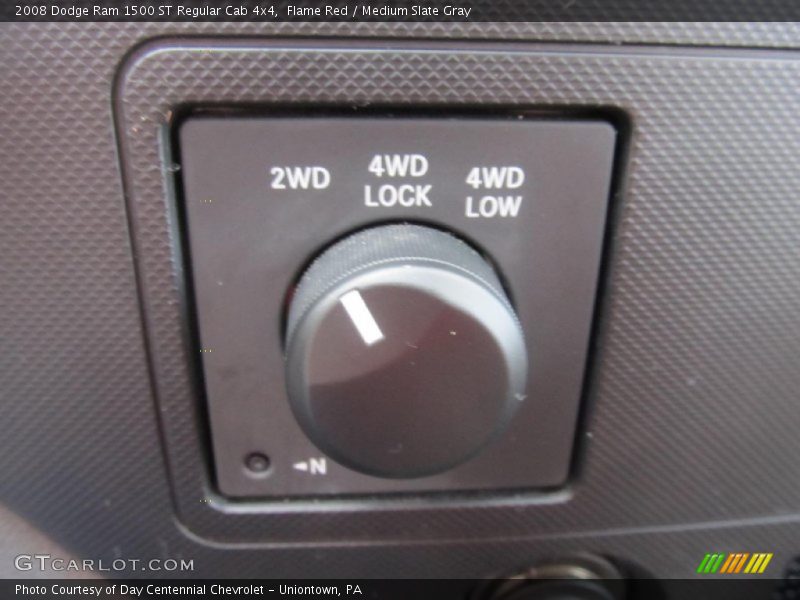 Flame Red / Medium Slate Gray 2008 Dodge Ram 1500 ST Regular Cab 4x4